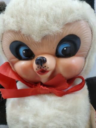 Vintage Rubber Chubby Face Plush Panda Bear.  F.  W.  Woolnough.  RARE 2