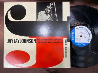Jay Jay Johnson The Eminent Vol.  1 Blue Note Blp 1505 Mono Japan Lp