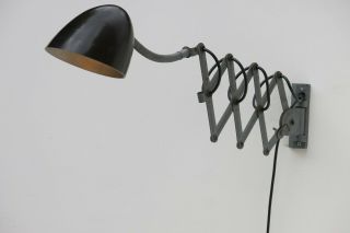 Vintage Industrial Bauhaus Bakelite Scissor Lamp 20th Century Wall Lamp