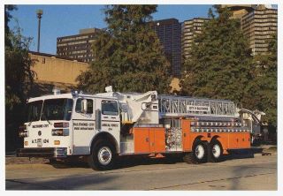 Sutphen Aerial Tower Fire Truck,  Baltimore City,  Maryland