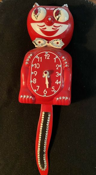 Felix The Cat 1960’s Jeweled Clock