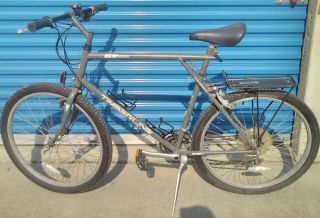 Gt Timberline Mountain Bike Mens Ishiwata 4130 Chromo 21 Speed Vintage? W/ Rack