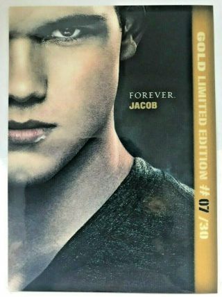 Twilight Breaking Dawn Gold Card Jacob Black Only 30 Made / Rare