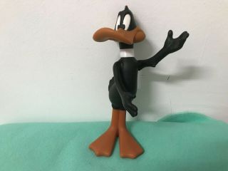 Vintage Warner Bros Looney Tunes Daffy Duck Hard Rubber Tm 1997