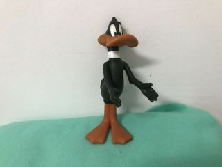 vintage warner bros looney tunes daffy duck hard rubber TM 1997 2