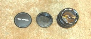 Vintage Olympus Om - System Auto - S 1:1.  2 F=55mm Camera Lens