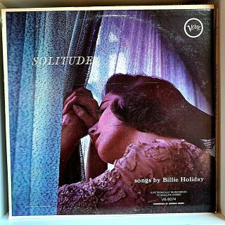 Solitude Billie Holiday 1973 Vinyl Verve Records