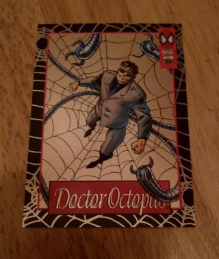 1994 Marvel Spider - Man Walmart Gold Web Chase Card 5 Doc Octopus