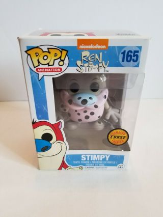 Funko Pop Ren And Stimpy Chase Stimpy 165 Limited Chase Edition