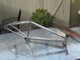Vintage Early 90s Robinson Pro Racing 20in Cro - Moly Bmx Frame