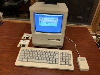 Restored Vintage Apple Macintosh Plus Desktop Computer Keyboard/mouse - M0001a