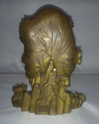 Vintage Chinese Gilt Bronze Buddha Figure MARK 3