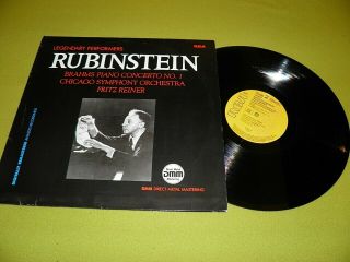 Brahms Concerto No.  1 / Rubinstein / 1985 Rca Stereo Dmm Audiophile Remastered Nm
