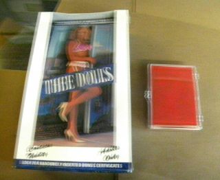 Mjp 1992 Thee Dolls Series 1 Box 30 Packs Adult Trading Cards & 1 Set Wg