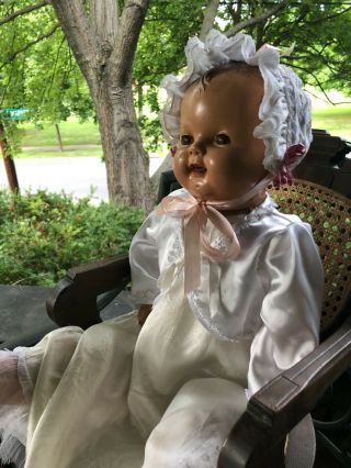 26 " Effanbee Composition Baby Doll (variant Of Lovums) Circa 1930s