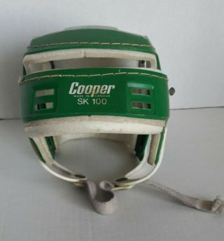 Cooper Green Sk 100 Vintage Hockey Helmet Sk100
