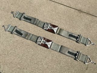 Vintage Military Bomber Aircraft Seat Belts Hot Rod Scta 1932 Ford Flathead