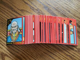 Complete 1994 Classic Mortal Kombat Trading Card Set 1 - 100
