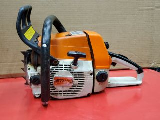 Stihl 034 Ave Vintage Collector Chainsaw Runs Complete Runner Ws 218
