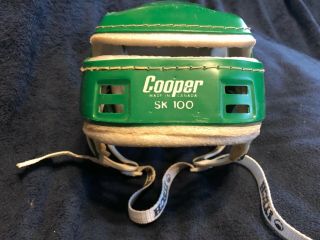 Cooper Green Sk 100 Vintage Hockey Helmet Sk100