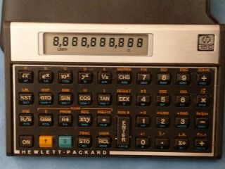 Hp 15c Vintage Scientific Calculator With Soft Case Made In The Usa.