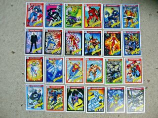 Vintage Complete Marvel Universe 1 Card Set (1990) Impel