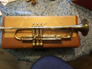 Vintage (1941) ? Buescher Trumpet Coronet " The 400 " Vincent Bach 7c Mouthpiece