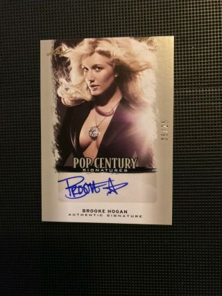 2012 Leaf Pop Century Signatures Auto Ba - Bh1 Brooke Hogan Autograph Card 06/25