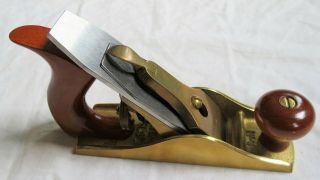 Lie - Nielsen No.  1 Plane w/Extra Cutter Vtg Brass/Bronze Tool 2