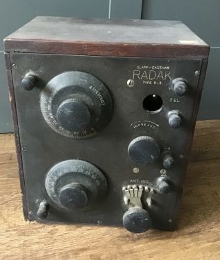 Vintage Clapp Eastham Radak Type R - 3 Tube Radio Amplifier 1920s 1930s