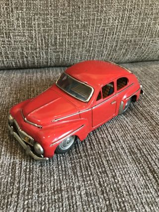 Vintage Japan Tin Volvo Toy Friction Car 7”