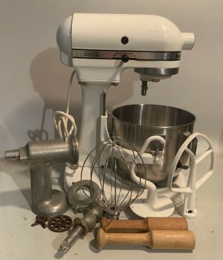 Vintage Hobart - Kitchenaid K5 - A 5 - Quart 10 - Speed Stand Mixer
