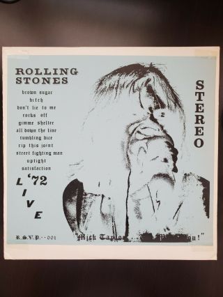 The Rolling Stones: Live 1972 Vinyl Lp