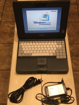 Panasonic Toughbook Cf - 25,  Pentium Mmx 166mhz Win 2000 Vintage Military -