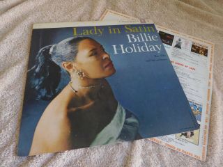 Billie Holiday - Lady In Satin - Columbia Cl - 1157 - Six Eye Mono - Jazz Lp