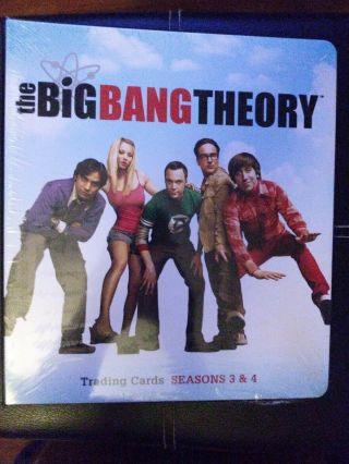 The Big Bang Theory Seasons 3&4 Trading Card Binder W/ Exclusive Wardrobe Card