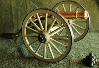 Black Powder,  Salute Cannon,  Civil War.  Napoleon Signal Cannon.  Brass Cannon