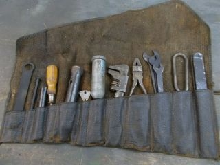 Vintage Mga Tool Kit Mg Mga Tool Roll Mga Twincam,  Mga 1500,  Mga 1600