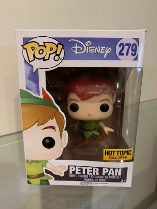 Funko Pop Disney Peter Pan 279 (flying) Hot Topic Exclusive