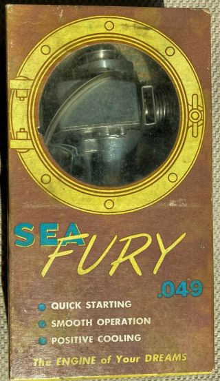 Vintage Sea Fury K&b Allyn 049 Outboard Model Boat Engine