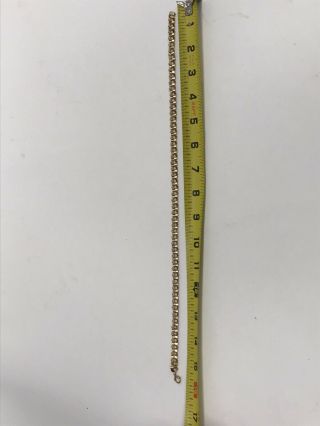 Vtg Custom Gold Necklace 15” Estate Chain 10k 14K Gold 10.  4 grams Scrap Link 2