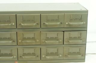 Vintage Equipto Industrial Parts Cabinet 18 Drawers Parts Bins Parts Cabinet 2 2