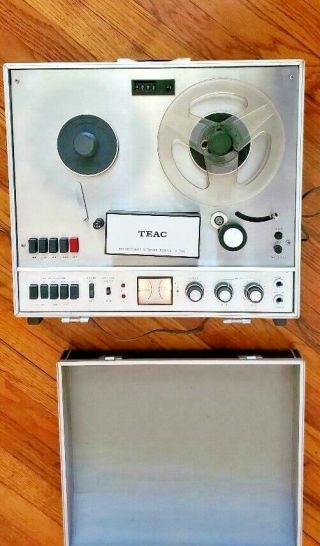 Vintage Teac Transistorized Automatic Reverse A - 1500 Stereo Tape Deck Reel - To - Re