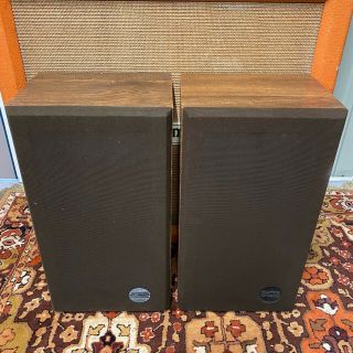 Vintage 1970s Altec Lansing Design 5 Hifi Speakers Vinyl Equipment Made In Usa