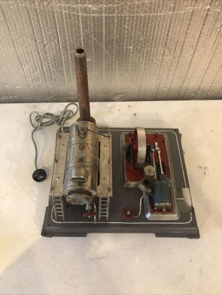 Vintage Wilesco D20 Steam Engine Electric Version Of D20