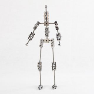 SCA - 14 14CM child DIY Stop Motion Animation Character metal Puppet Armature 2