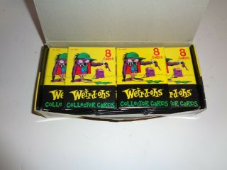 2007 WEIRD - OHS COLLECTOR CARD WAX BOX - 24 PACKS - 8 CARDS PER PACK - BOX 2