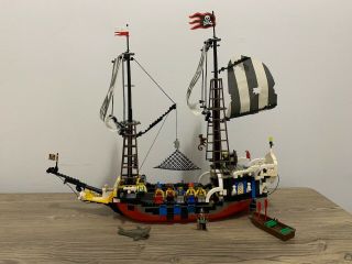 Lego Red Beard Runner Pirate Ship W/ Instructions And Box Cutout (6289)