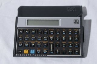 Vtg Hp - 15c Hewlett Packard Scientific Calculator /w Soft Case -