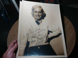 Vintage Autograph Photo 